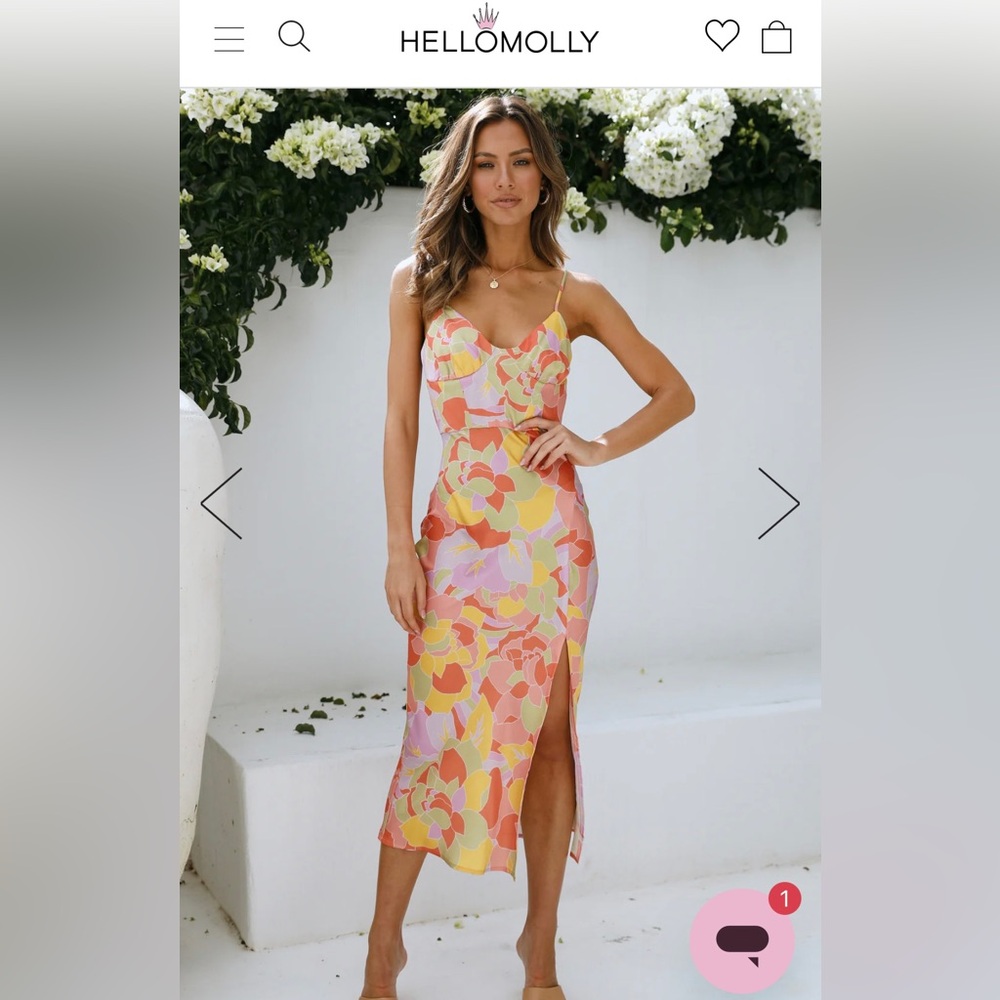 HELLO MOLLY - RUNAWAY TAMMY DRESS SAGE FLORAL